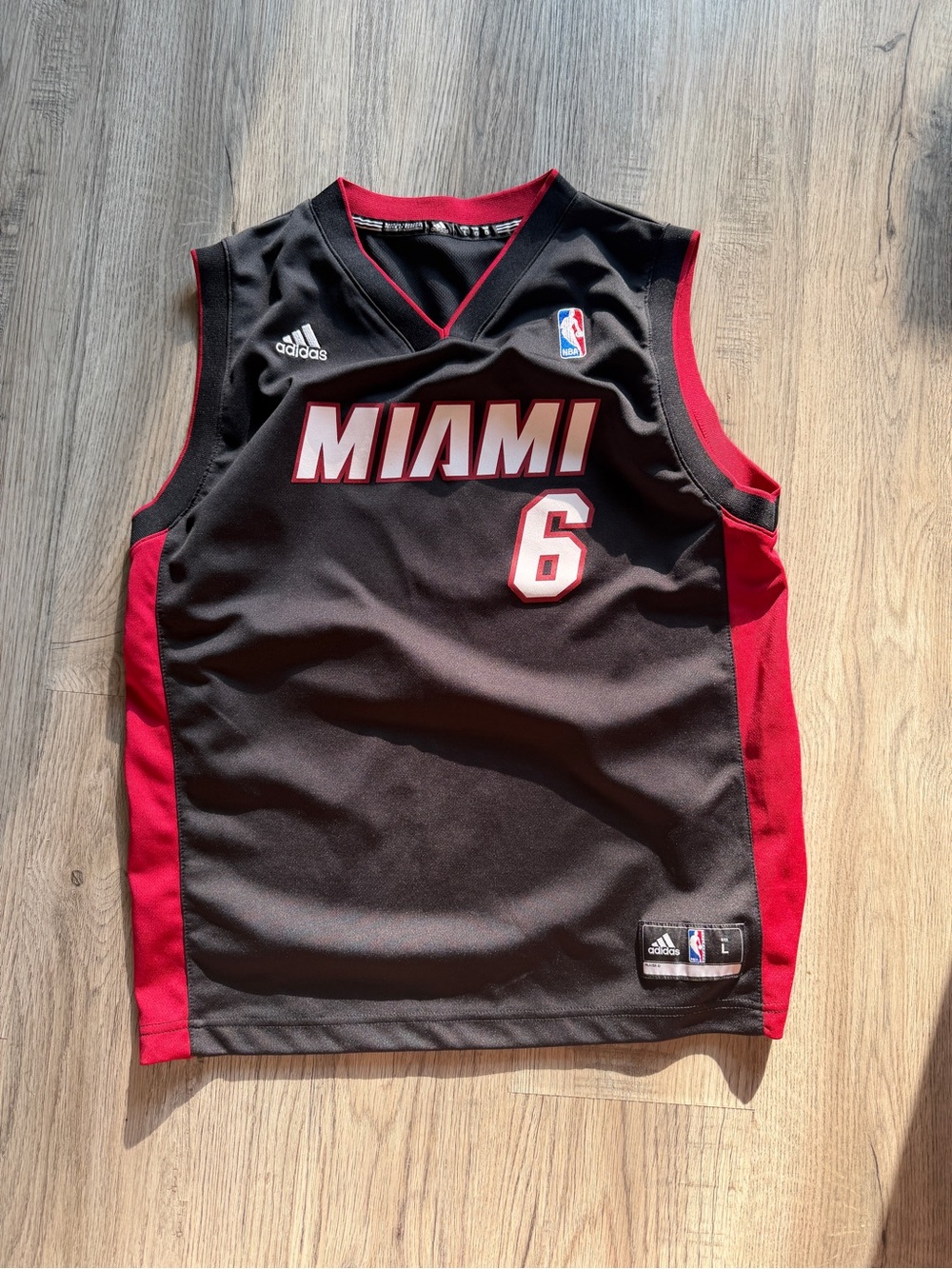 adidas Lebron James Miami Basketball Jersey Kids